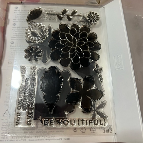 Stampin Up Flower Patch Rubber Stamps - Picture 2 of 3